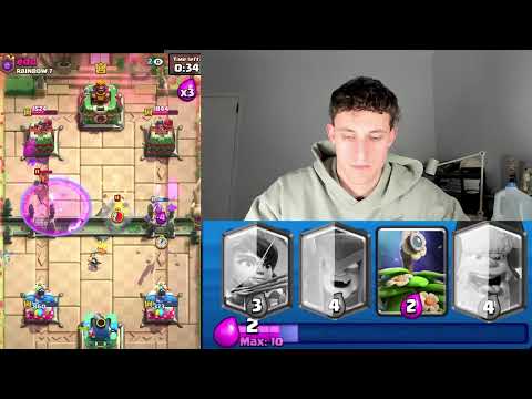 Best 4 Card Mayhem Deck In Clash Royale!