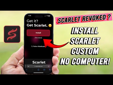 Install Scarlet Custom Cert + Developer on iOS (No Computer)