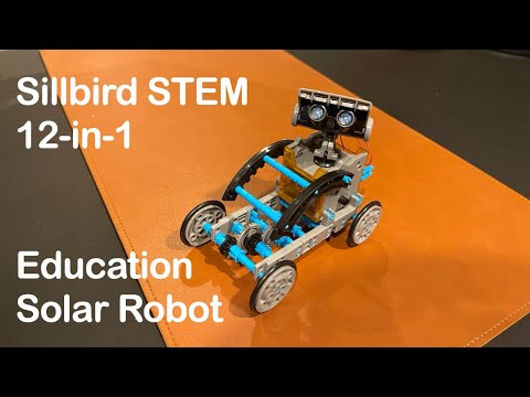 Sillbird STEM 12-in-1 Solar Robot: Unbox, Build, and Run