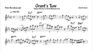 Peter Bernstein - Grant's Tune (transcription)