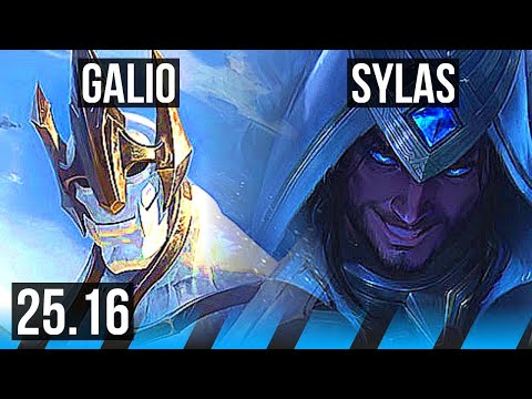 GALIO vs SYLAS (MID) | 5/0/9 | KR Master | 25.16