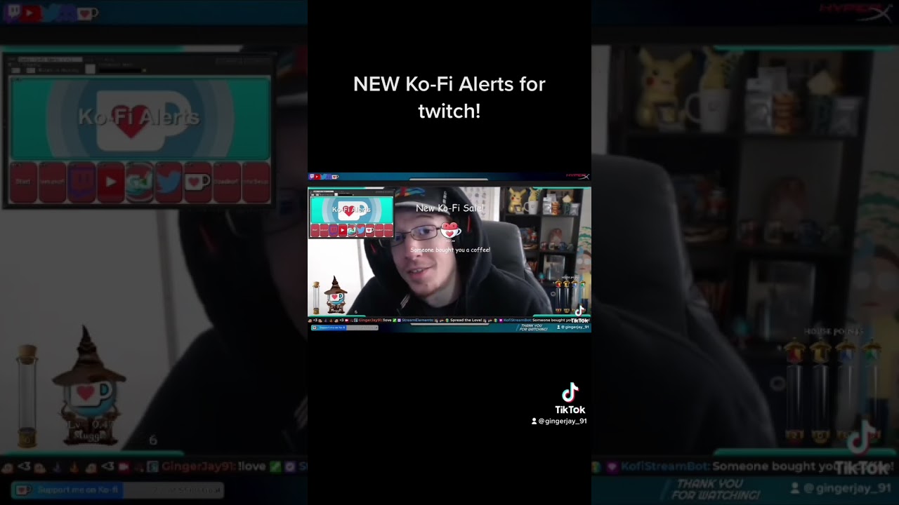 Custom Ko-Fi Alerts for Twitch #shorts #twitch #kofi