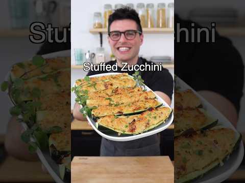 , title : 'Stuffed Zucchini (vegan or vegetarian)'