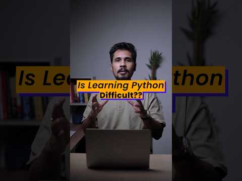 Is learning Python Difficult?? #python #programming