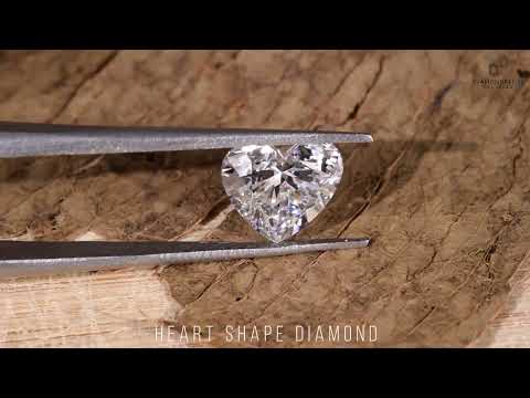 1.51 CT Heart Shape EF/VS Lab Grown Diamond, Lab Created Loose Diamond for Custom Engagement Ring