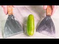 ICE CREAM ROLLS How To Make Cucumber Rolls Experiment