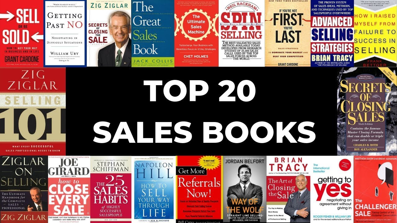 👔💪💰 TOP 20 Sales Books 👔💪💰