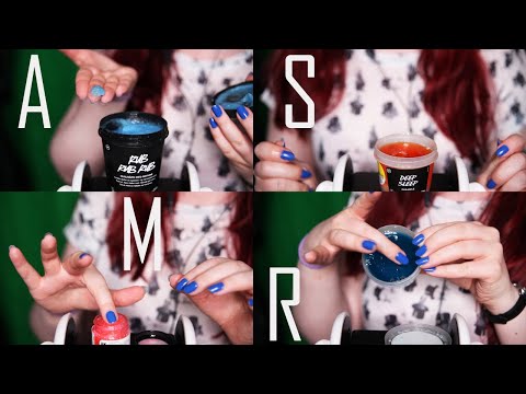 ASMR - LUSH Haul 😍 Binaural Lid Sounds, Tapping, Scrubs, Jellies ++ 🧡