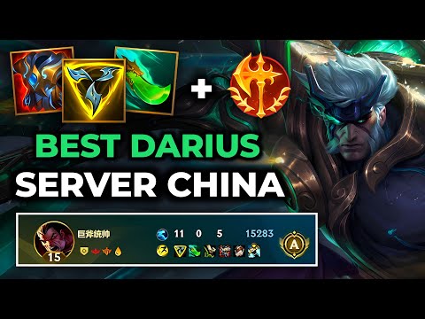 Darius Wild Rift China - New Shojin Broken Patch 7.0a - Gameplay Darius Season 20