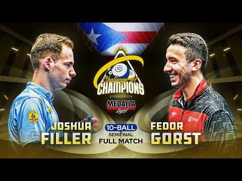 FILLER vs GORST - 10 Ball SEMIFINAL Challenge of Champions by Medalla Light