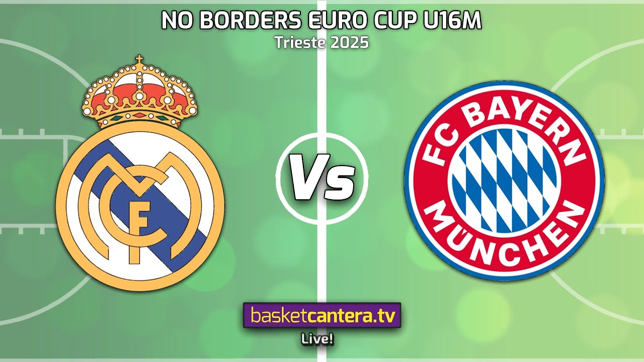 #Live U16M. REAL MADRID vs BAYERN MUNICH.- Tournament No Borders Euro Cup Trieste 2025