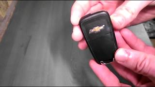 Chevrolet key fob battery change