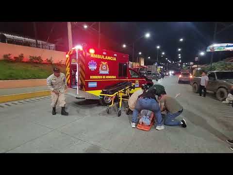 Accidente enfrente de terminal de los Carolina en la Esperanza intibuca #videoviral #sigueparamás