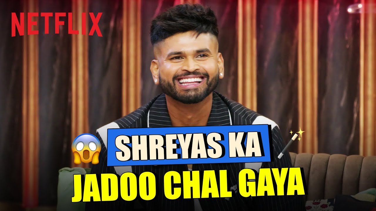 Shreyas Iyer’s Does An INSANE CARD TRICK For Kapil & Rohit Sharma 🃏🪄 | TGIKS | Netflix India