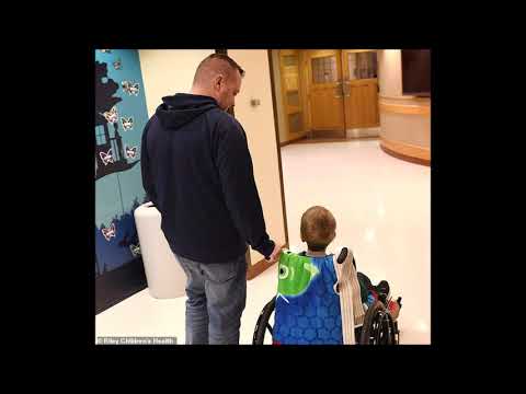 Five year old boy left paralyzed from the waist down after contracting