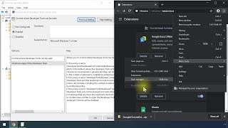 How to disable/ enable Developer tools (Developer mode) for Google Chrome Browser  in Windows 10