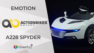 Actionbikes A228 Spyder 🚗 Emotion I Elektroauto für Kinder 2023 I Miweba