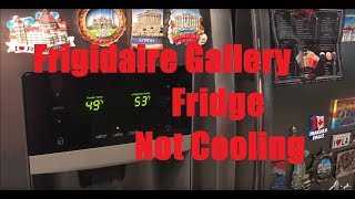 Frigidaire Gallery: Refrigerator Not Cooling, and Quick Fix