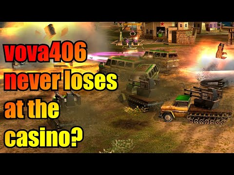 Casino 1v1v1v1 FFA - vova406 Plays GLA Tox Like a Boss - Generals Zero Hour [Livestream Highlight]