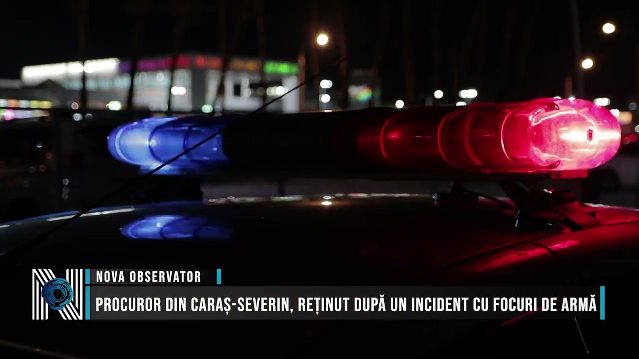 Procuror din Caraș-Severin, reținut după un incident cu focuri de armă