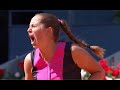 OSTAPENKO SCREAMS AT JABEUR'S HUSBAND IN 2ND SET MADRID OPEN R16 APRIL 29, 2024