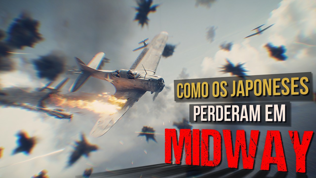 CENAS REAIS! A BATALHA DE MIDWAY - O DUELO AERONAVAL QUE DEFINIU O DOMÍNIO DO PACÍFICO