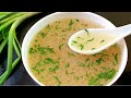 Momo Soup Recipe - Clear Chicken Soup for Momo - Clear Chicken Broth or Stock
