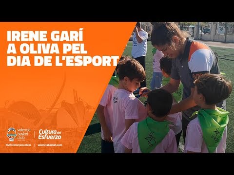 Irene Garí a Oliva pel dia de l'esport