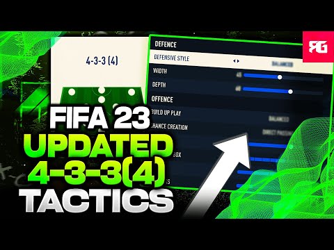 WHY the 4-3-3(4) is one of the BEST ATTACKING FORMATIONS in FIFA 23!  + Custom Tactics/Instructions!