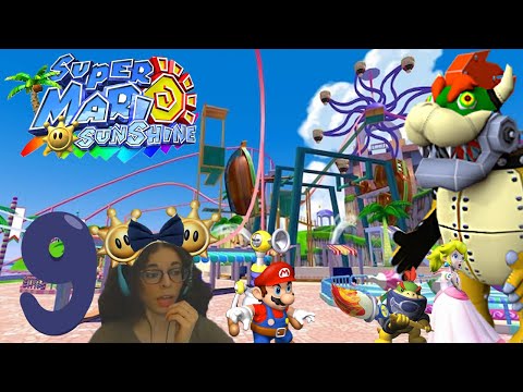 Super Mario Sunshine Let's Play Pt 9: Mecha Bowser Appears in Pinna Park