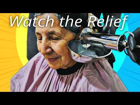 Professional Ear Wash for Instant Hearing Relief 👂💧#EarWaxRemoval #EarCleaning #earwaxremoving