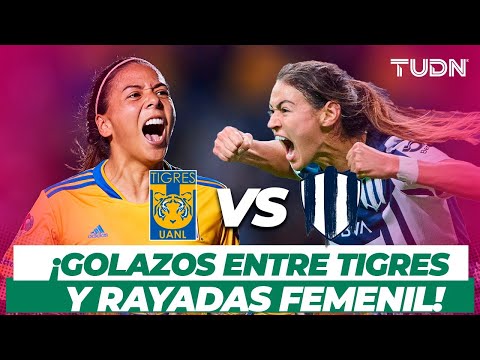 ¡MAGIA EN EL CLÁSICO DEL NORTE! Golazos entre Tigres y Rayadas Femenil I TUDN