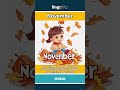 November - the 11th month of the year,... video thumbnail