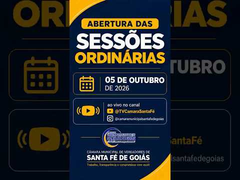 Sessão ordinária 05/10/2026