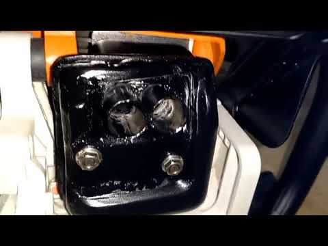 Stihl ms250 with mod exhaust..sound pretty good