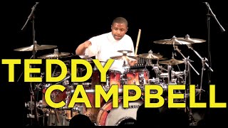 Teddy Campbell - American Idol Drummer in Clinic at Memphis Drum Shop - Song 4 - Drum Solo