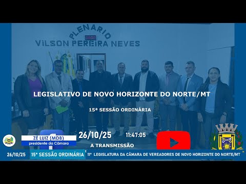 14ª Sessão Ordinária - Legislativo de Novo Horizonte do Norte/MT