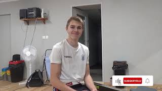 Ten wioślarz lubi ciężki i wyczerpujący trening. Dima Kulik z KW 04 szykuje się do AMP na ergometrze