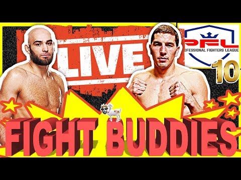 🔴PFL 2018 #10 MAGOMEDOV VS UMALATOV + COOPER VS SHIELDS + SANTOS VS SY LIVE FIGHT REACTION!