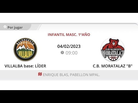 Infantil masc 10 VILLALBA BASE: LIDER - MORATALAZ