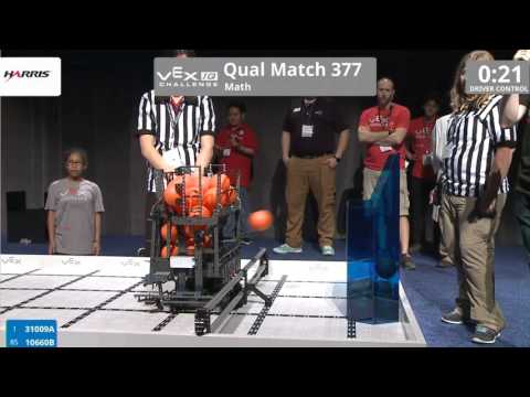 VEX Worlds 2016 - VEXIQ Middle School - Math - Qual 377 (31009A 10660B) 171