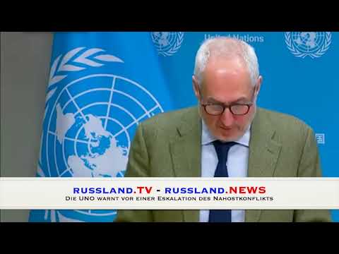 Die UNO warnt vor einer Eskalation des Nahostkonflikts
