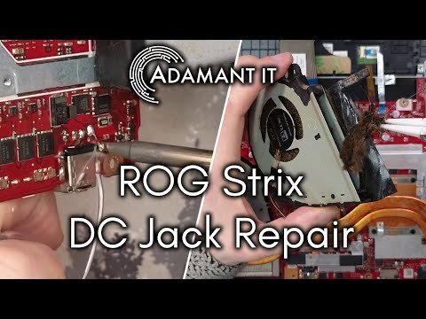 ROG Strix G531G Laptop, DC Jack and A Good Clean - LFC#354