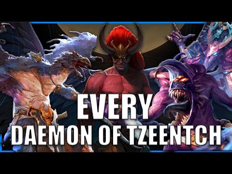 Every Single Daemon of Tzeentch EXPLAINED By An Australian | Warhammer Lore