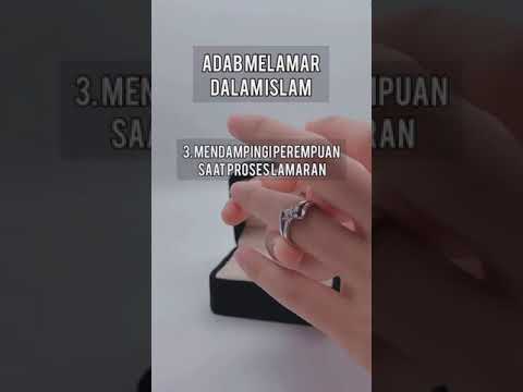 Tahukah kamu adab melamar wanita ?