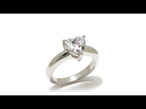 2ctw Absolute Heart Solitaire Ring