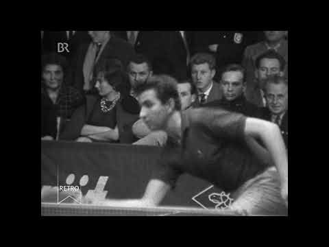 Bayerische Tischtennismeisterschaft in Burgkunstadt 1961