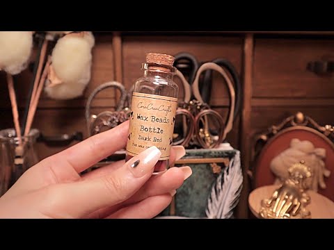 다꾸 ASMR 1 HOUR Journaling Vintage | Sealing wax Stress Relief Paper Sounds