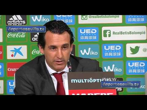 Emery: " Después de ganar al Betis no nos vamos a dormir la siesta"