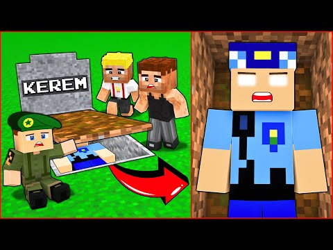 WE ENTERED THE GRAVE OF KEREM COMMISSIONER BUT IT WAS HEROBRINE! 😱 - Minecraft